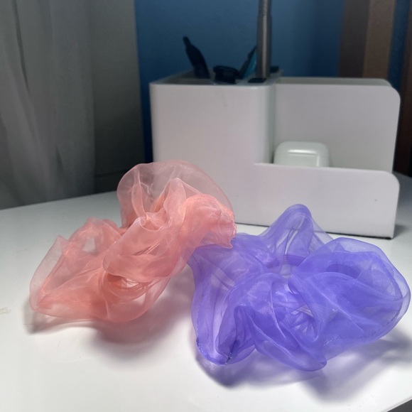 Tulle Hair Scrunchies - Picture 2 of 2
